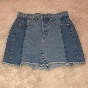 jean skirt